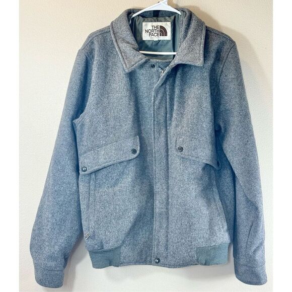 The North Face Other - The North Face Rare 80's Vintage 100% Wool Lined Men's Button Front  Coat Large